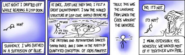 More about Lisp and Enlightenment.