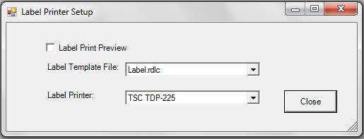 installation). Double click on the FlexiSchools Online Orders icon on the desktop: The first time you run the application you will be prompted to select the label printer.