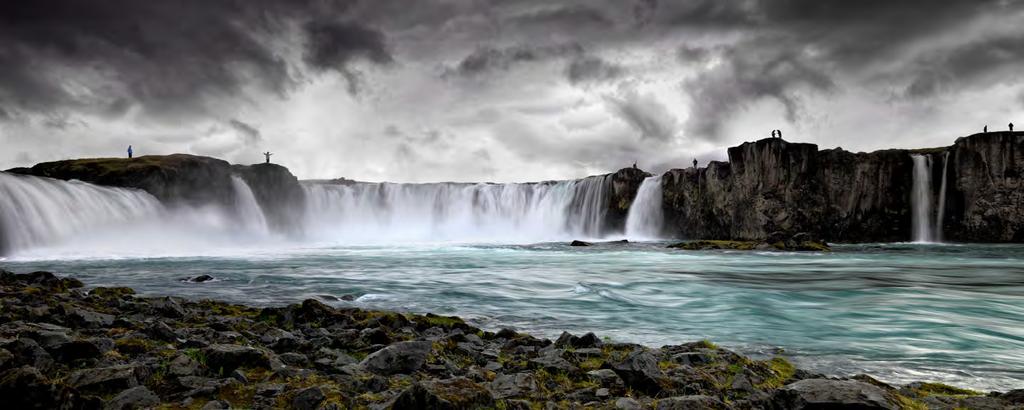 SHARING THE ESSENCE OF OUR DNA In one of the many falls of Iceland the Goðafoss fall