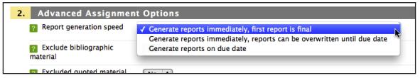 due date and time without receiving reports. Resubmissions may not be made after the due date and time of the assignment.