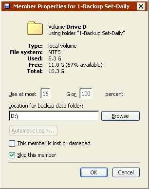 3. Close the Properties window. For more information on binding, see Binding Tape Backup Sets to Tape Drives on page 106.