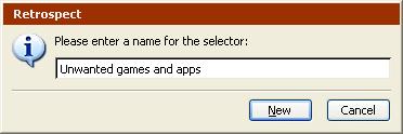 plies the selector. For example, if a selector has a statement which includes the Profiles folder and a statement which excludes the OS Folder, the files in the Profiles folder will not be marked.