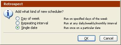 If necessary specify the backup action and destination Backup Set. 4. From the Repeat list box, select the time unit (Days, Weeks, or Months) for the repeating interval. 5.