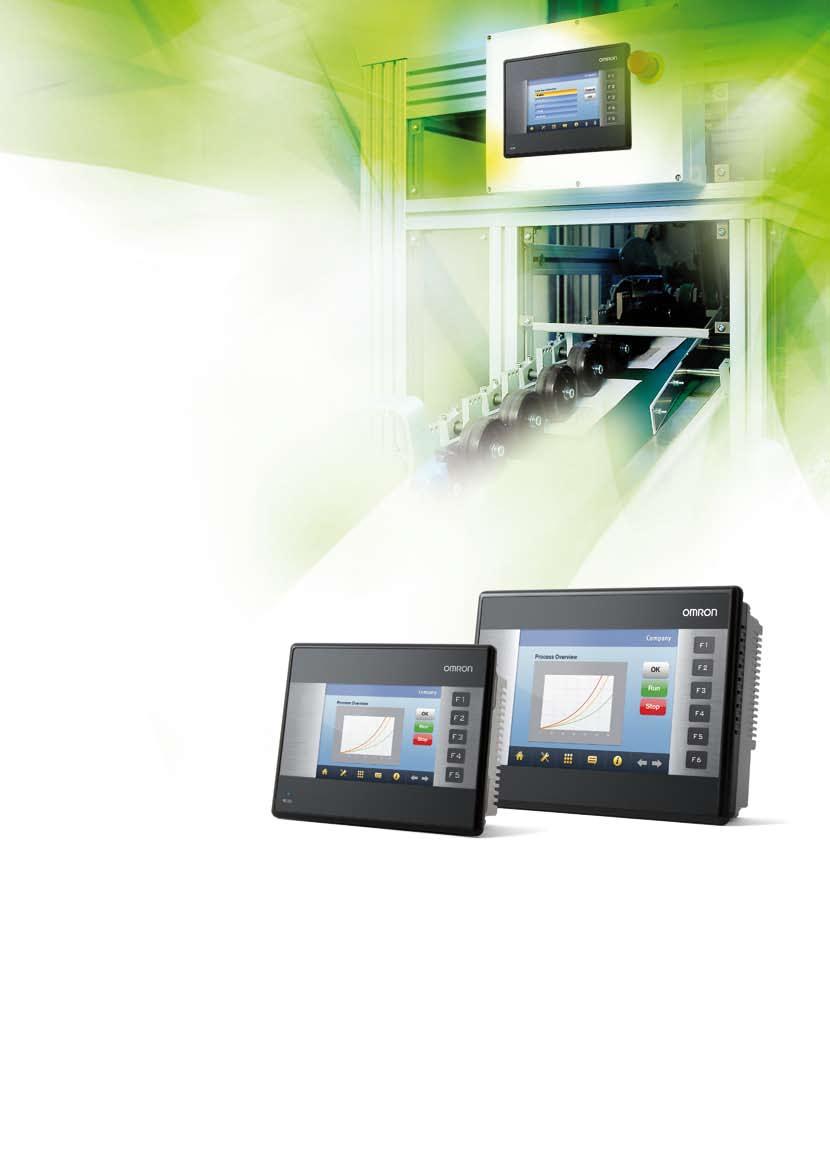 Besides the use of the touch screen, the operator can also use 5 or 6 function keys for commonly used functions throughout the HMI application.
