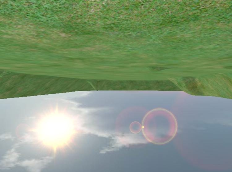 Fig. 3. Simulated sky scenes at sunny day. Fig. 4. Simulated sky scene under foggy and raining day.