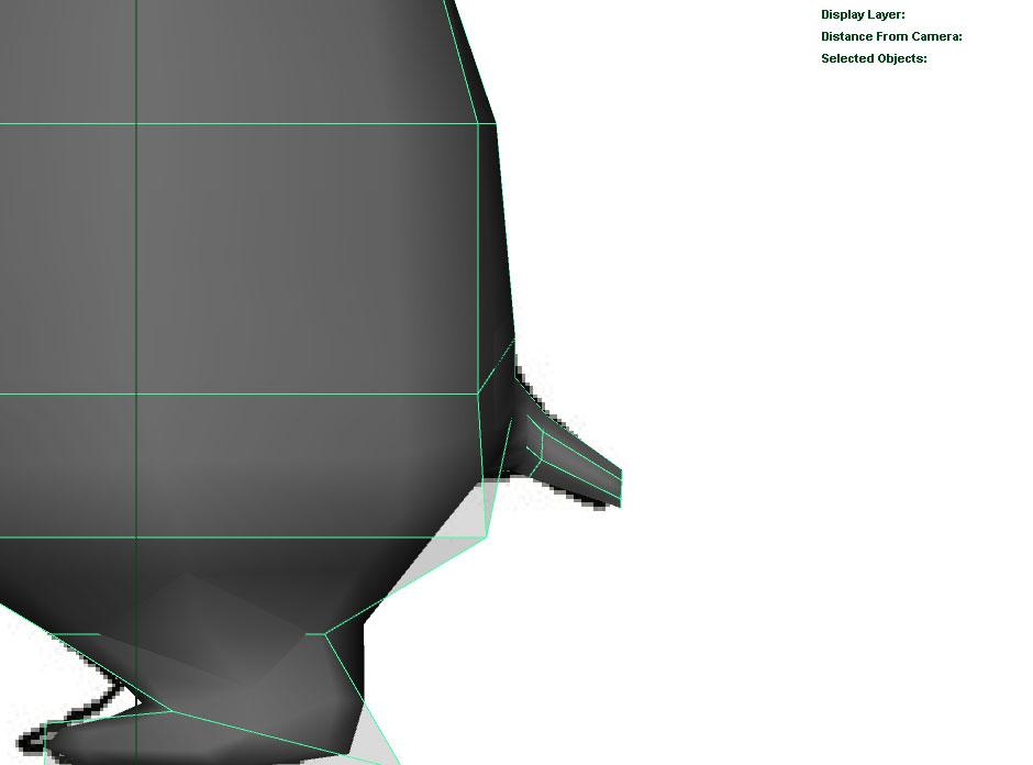 Extrude the Tail Go to face mode F11 Extrude the tail twice along the side