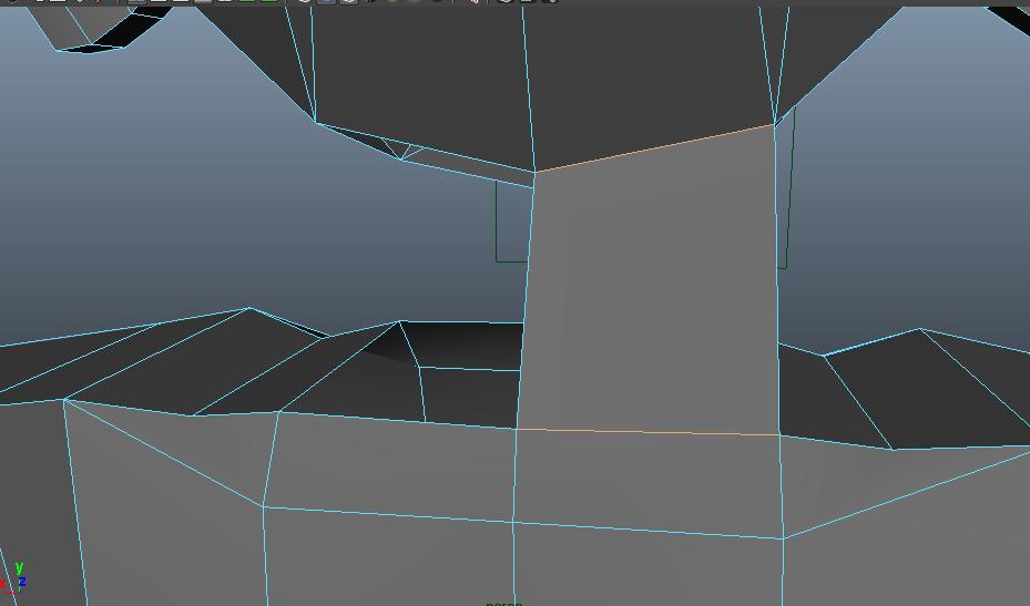 vertices Make Inside hollow then
