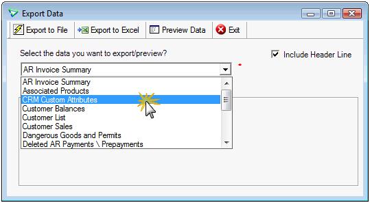 Data Exports To use the custom attribute information in other applications, export the data from agrē. Navigate to File > Exports > Data.