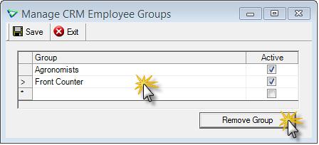 If it has been used, you would need to edit every agrē user that has that group specified and select a different one (or remove it) before the group could be removed.