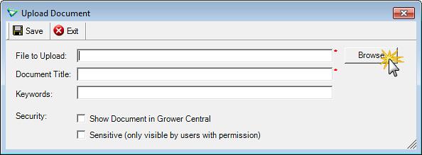 esignature is a premium module. Adding a Document Click Add Document.