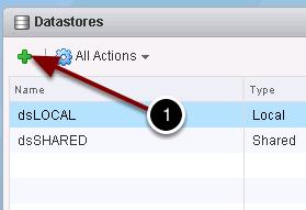 vsphere will then create virtual disks across those datastores during cluster creation. Select the Datastores tab.