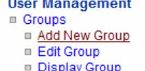 Creating and Administering User Accounts: Creating User Groups There are 2 parts to user account creation users and the groups that they are associated with.