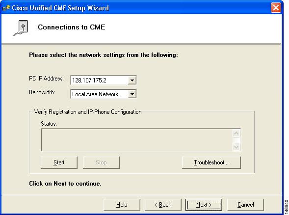 Setup Wizard information. If you are unable to connect and download IP phone configuration information, you can still manually configure the TSP.