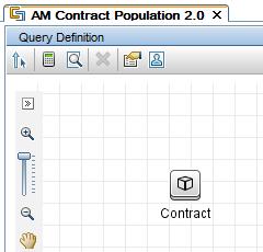 Chapter 4: HP Asset Manager Integration with the AM Generic Adapter 1. In Model Studio, create a new TQL query "AM Contract Population 2.0" with Contract CI type as its only content. 2. Save the query under Integration/AMGenericAdapter/population.