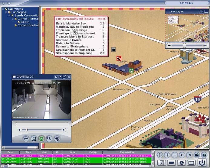 4.6 VMAP Virtual Map (VMAP) allows the user to virtually view and manage cameras on a graphical map or diagram of building or a location 3 1 5 2 4 Item Function Description 1 Map Tree Displays list