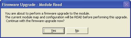To upload the new Firmware to the ThunderMax ECM, select Configure > Firmware > Upgrade Module Now, as shown below.