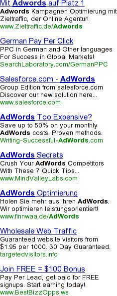 Google s Business Model Google s ad program is called AdWords It s very successful 99% of Google s revenue is derived from its advertising programs In 2007, Google had 1 million advertisers 2003: