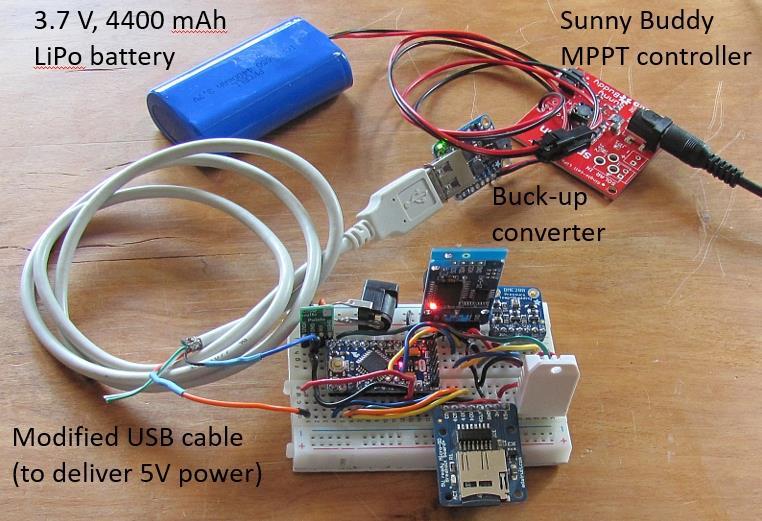 I am aware of the fact that some advanced Arduino users will criticize this setup for not doing all that could be done to minimize the station power requirements.