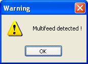 3.3.3.4 The Multi-Feed Detection Option Multi-Feed Detection Multi-Feed Detection allows you to detect overlapped document that go through the auto document feeder.