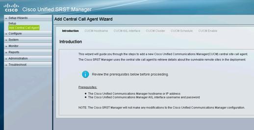 Cisco Unified SRST Manager - Overview SRST Manager is a Cisco application that runs on a virtual machine Connects to Cisco UCM to read configuration and translates configuration to CLI and provisions