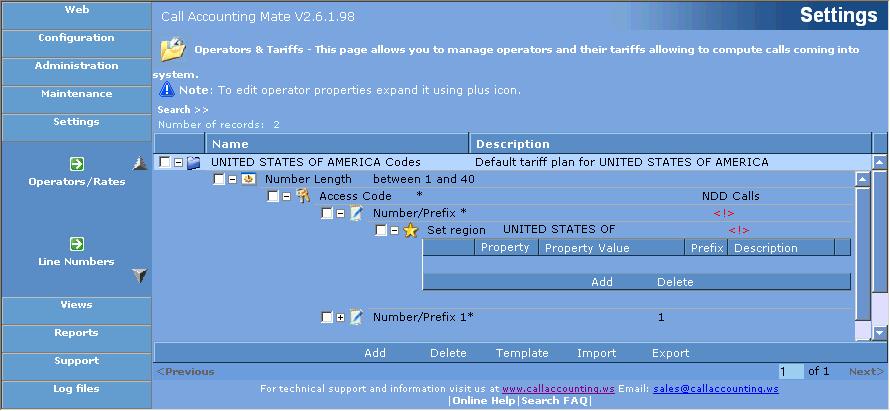 You have now configured your CAM software to recognize the North American Numbering Plan.