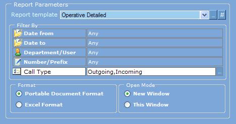 A Report Template can also determine which columns (i.e. date, time, number dialed, extension, line, etc.) are displayed on a report and its sort order (i.e. calls are sorted by date, time, duration, extension, line, etc.