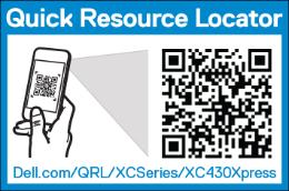 Quick Resource Locator 8.4 Documentation Documentation is found at Dell.com/xcseriesmanuals.