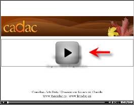 Login Online Video Tutorial A quick three minute Video Tutorial is available online with step-by-step instructions on how to register in CADAC.