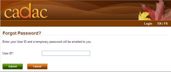 Your User ID will be sent to the email address provided at registration. Forgot Password?