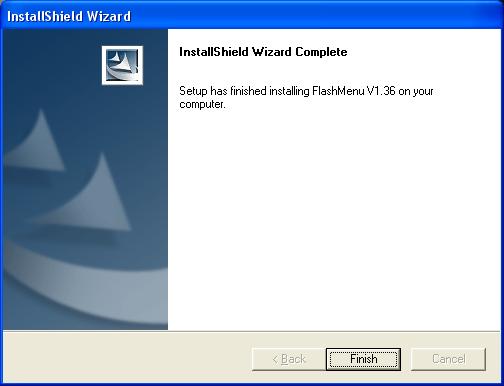 It should execute the installation program automatically.