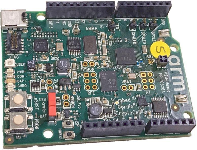New dev board for PSA development - Musca-A1! Ready for PSA development Musca-A1 boards Cortex-M33 based dev board.