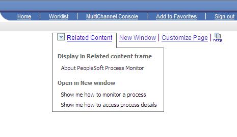 Chapter 4 Using PeopleSoft Application Pages The related content