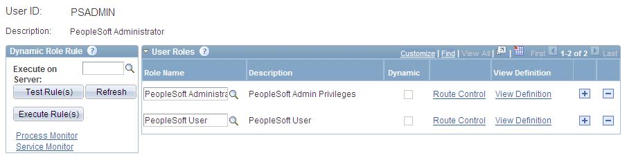 Using PeopleSoft Application Pages Chapter 4 Embedded help icon in the group box and scroll area headers Embedded help differs from the Help link in the navigation bar.