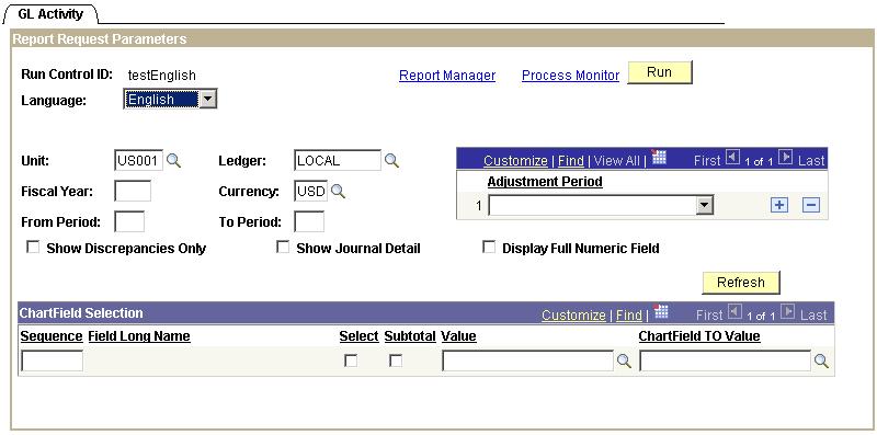 Chapter 6 Working With Processes and Reports Specifying Report Parameters You can run off-line processes from pages in your PeopleSoft application in a variety of ways.