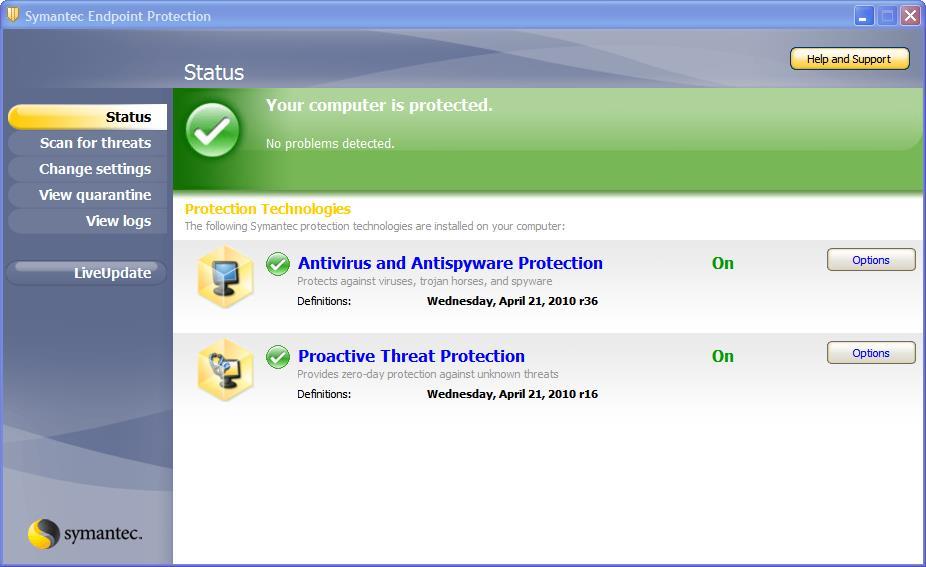 Once you have double clicked on the icon the antivirus window will open. You will have to look around at all of the features, as every program displays things differently.