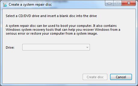 the required Windows drives.