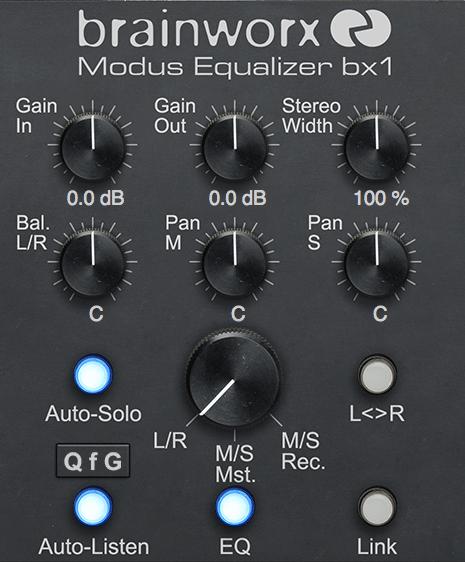 The bx_digital V3 Master Section Gain In: Continuous from (-oo) - 0 db - (+12 db) Drives the amount of signal input gain Gain Out: Continuous from (-oo) (0 db) (+12 db) Drives the amount of signal