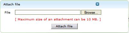 Adding an Attachment to a Request Attachments can be added to a Request prior to clicking Add request. To add an attachment to a request: 1. Click Attach File. The Add Attachments window appears. 2.