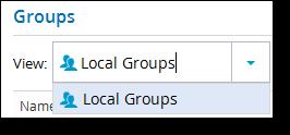 9 Managing User Groups Viewing User Groups To view all user groups in the portal 1 Browse to the Users > Groups page. a Name. The user group's name. b Member Count.