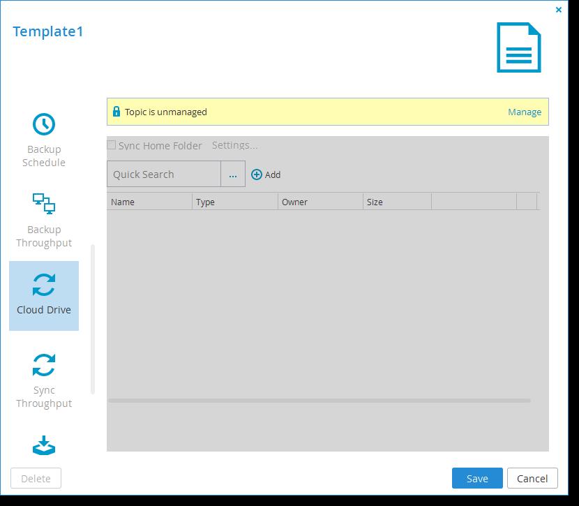 Managing Device Configuration Templates 15 4 Click Save.