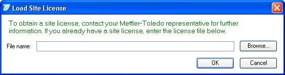 A Site License is supplied as a file and must be loaded into each copy of the icontrol software in use. (Please refer to 10 icontrol / ic Licensing on page 24 for an explanation of site licenses.) 1.