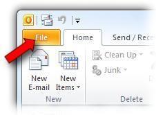 be prompted to set up a new email account, and can skip to the section titled Account Setup on page 5. It is not necessary to create a new profile.