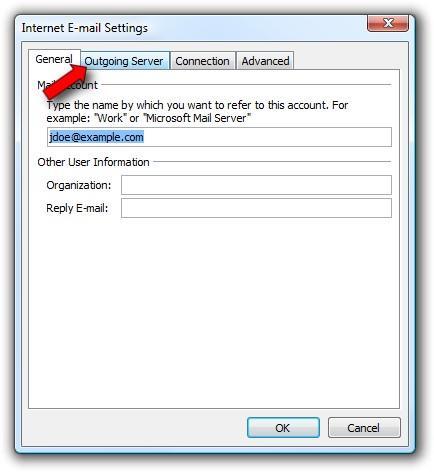 Advanced Settings Under Incoming server (POP3), check the box labeled This