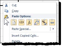 Microsoft Excel: Tips, Tricks & Techniques Paste Special Tricks with Paste Special When copying Excel data, choose Paste Special when you only want to copy and paste a