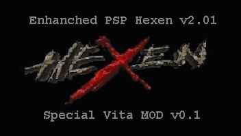 Developer nitr8 has released a Special Vita MOD Edition of Enhanced PSP HEXEN that was originally released for the exploied PSP system by developer kgsws.