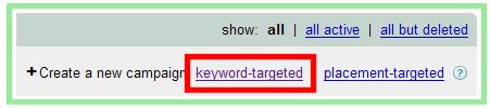 If you look near the top of the results you will see something that says Showing keywords grouped by these terms:.