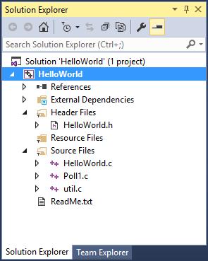 In Visual Studio select the INtime project icon in the Solution Explorer window (as shown in Figure below) and right-click it.