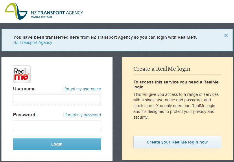 4 NZ Transport Agency IAM General User Guidelines June 2013 REGISTERING TO BE AN ORGANISATION ADMINISTRATOR Step Action 1 Go to the Access NZ Transport Agency online services screen.