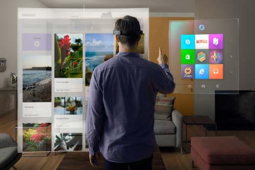 HoloLens allows users to create, explore, and access information, enjoy entertainment, and communicate to others in new and exciting ways.