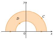 Use Green's Theorem to evaluate C F dr. (Check the orientation of the curve before applying the theorem.